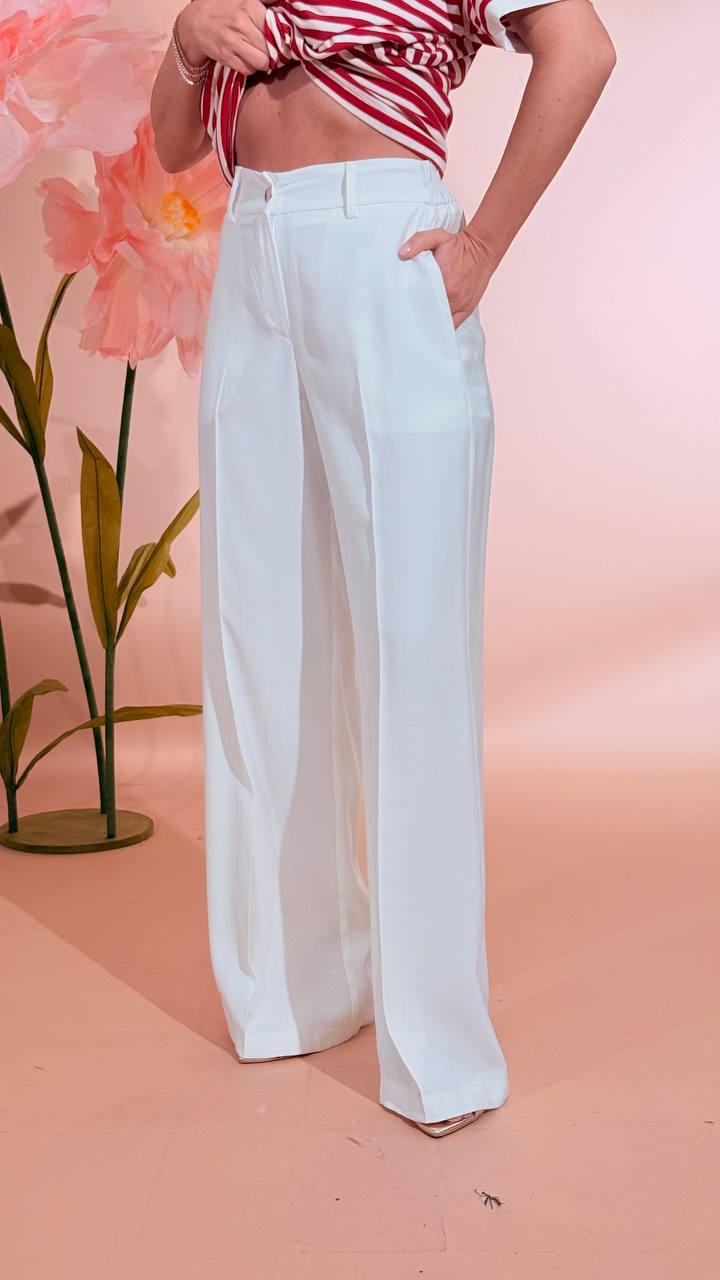 MOTEL Pantalone palazzo 26P4817 PANNA 