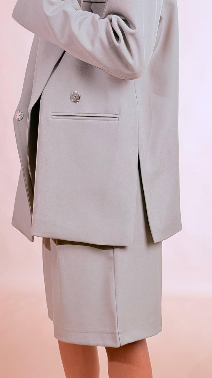 ANNA ROCK Blazer bottone laterale 609209 CORDA 