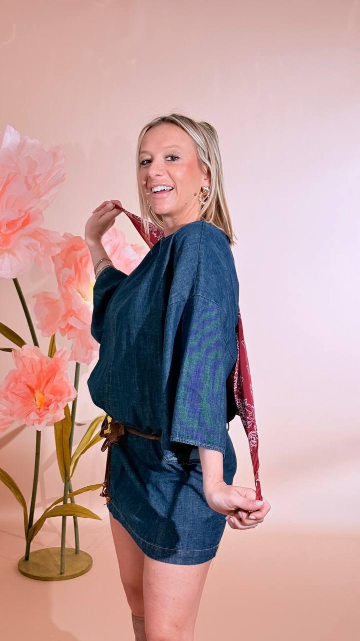 MOTEL Abito in denim S26A909 DENIM 