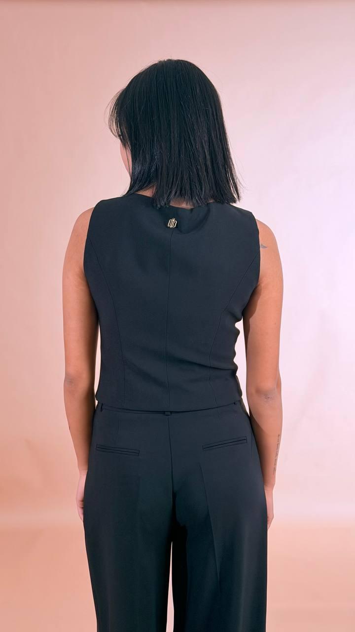 FRACOMINA Gilet con bottoni FR26SJ5001W42901 NERO 