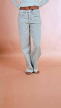 GLAMOROUS Jeans slavato grigio AN5539 GRIGHIO 