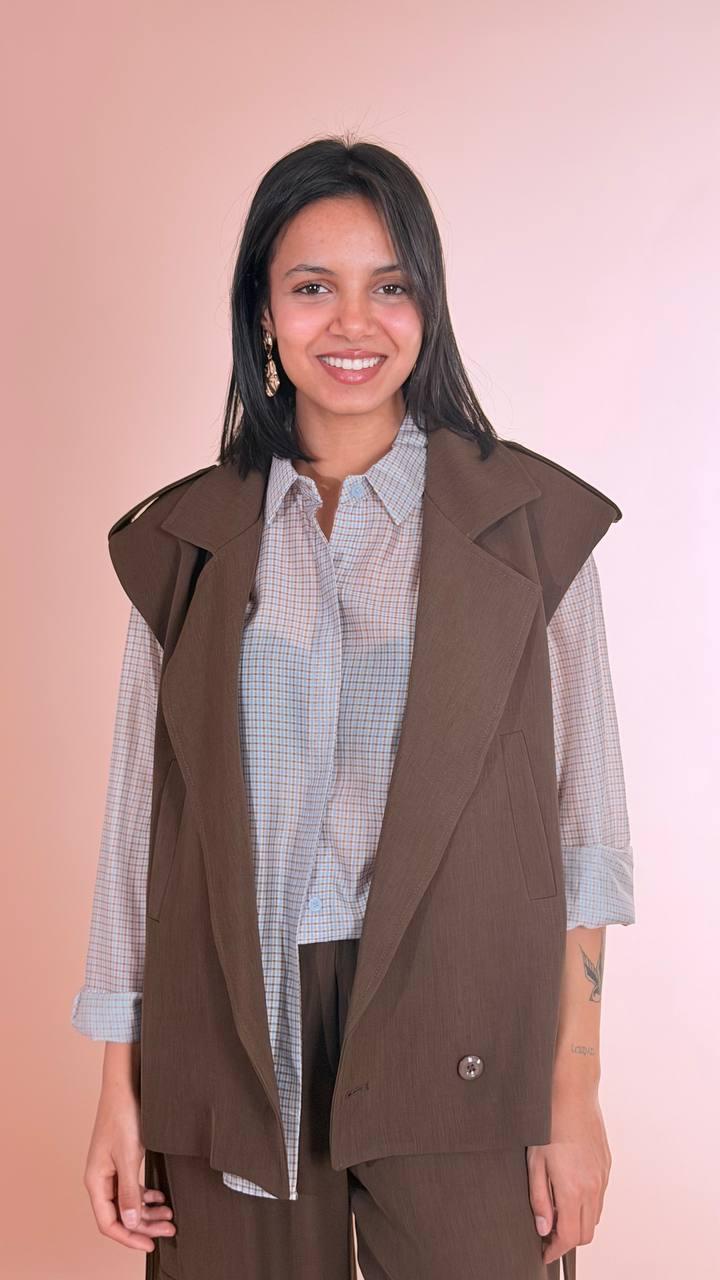 HAVE ONE Gilet con fusciacca LSO-Q004 MORO 