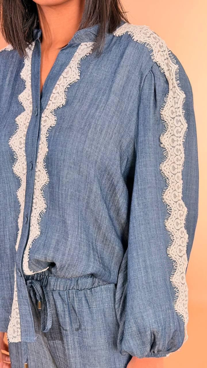 MOTEL Camicia chambery S26CA65 DENIM 