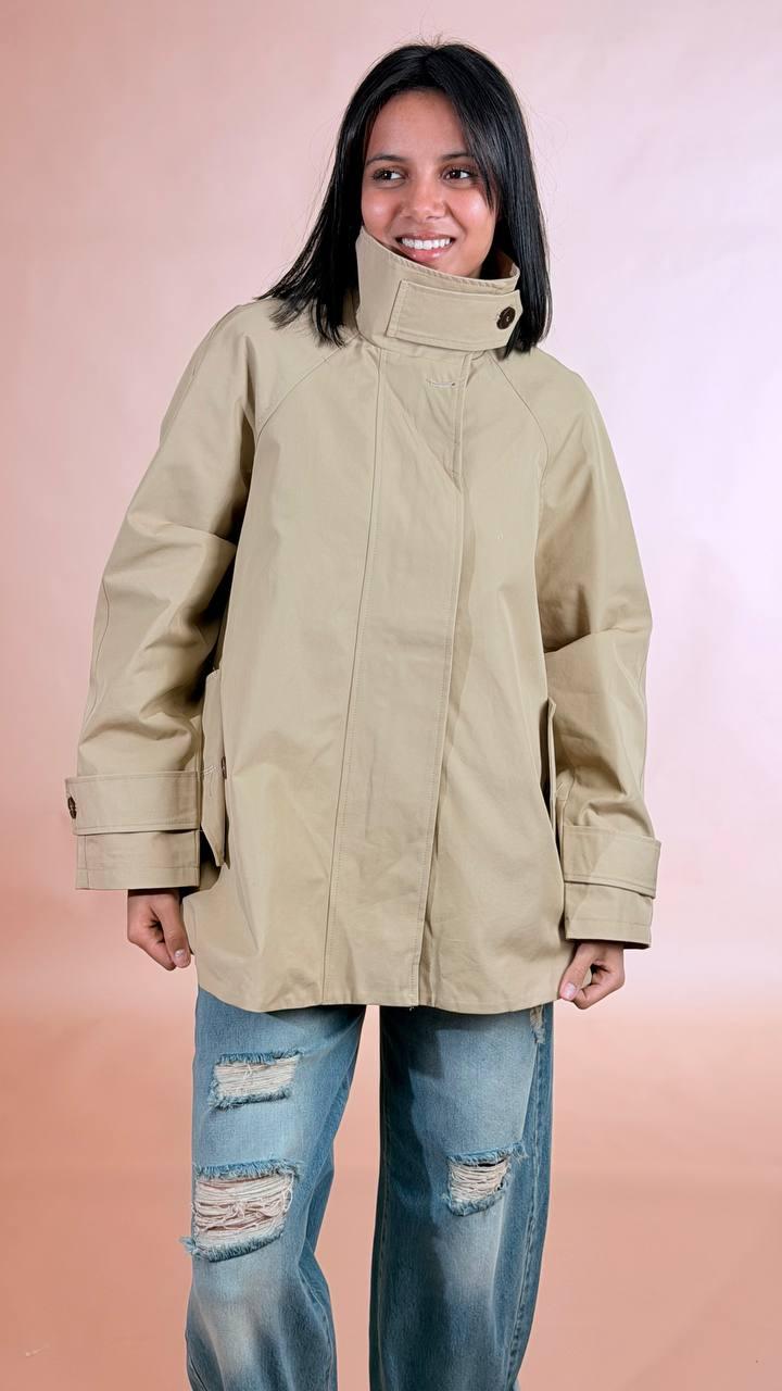 LEVA Trench corto over B651 BEIGE 