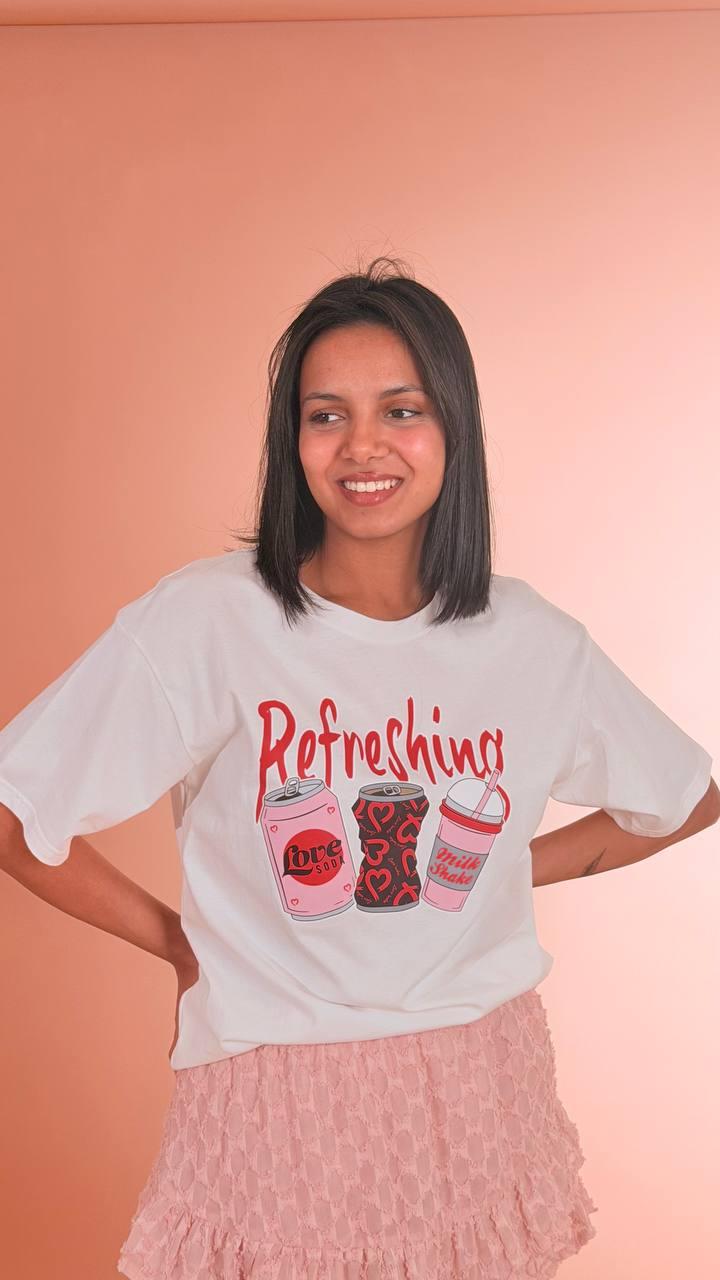 ANNA ROCK T-shirt refreshino 2091044 BIANCA 