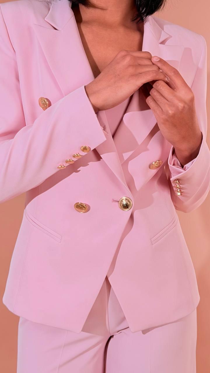 SILENCE Blazer bottone NPR235HONEY PINK 