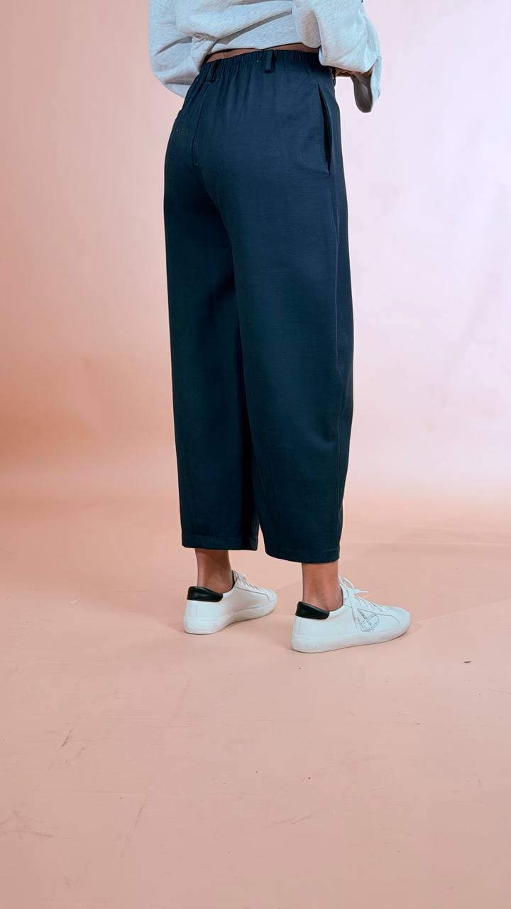 LEVA Pantalone basico  53ly 47co P1550 BLU 