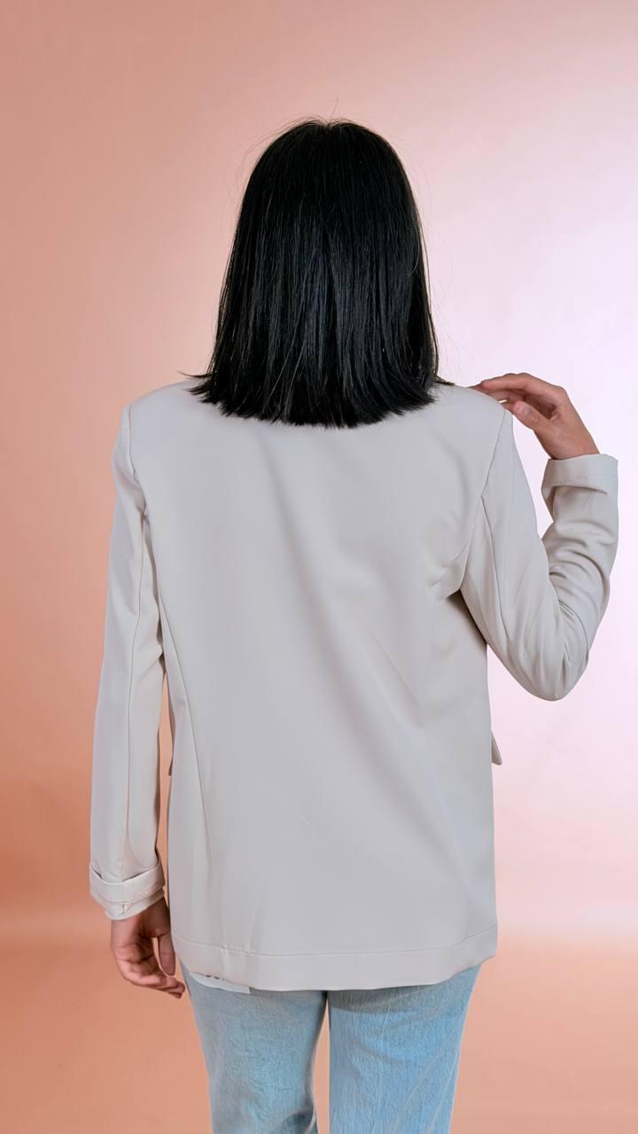MARYLEY Core jacket con chiusura bottone al collo 26EB175/43BL CIPRIA 