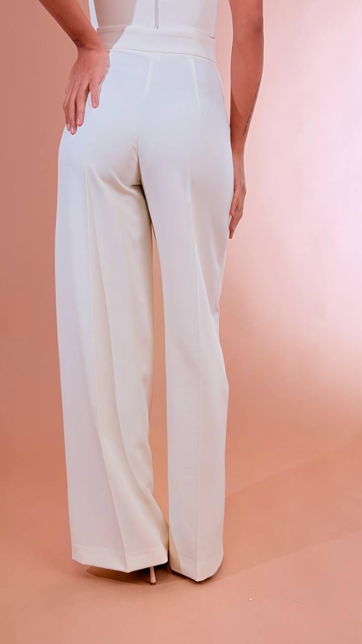SILENCE Panta palazzo SLPA019KEY MILK 