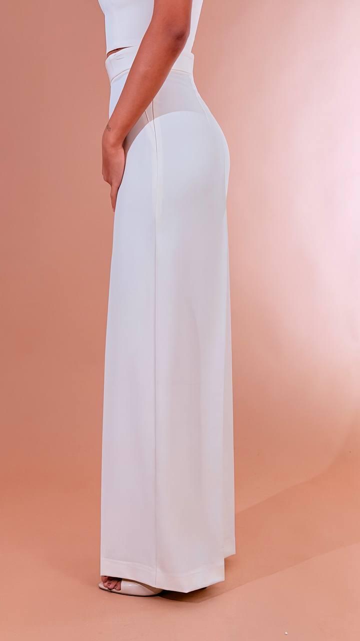 SILENCE Panta palazzo SLPA019KEY MILK 