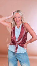 KONTATTO Canotta foulard YM3038N BOURDEAU 