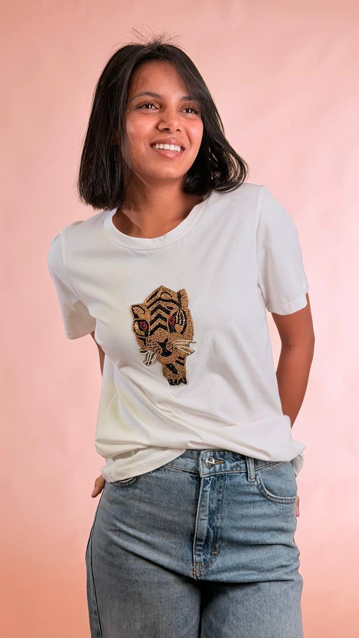 SOUVENIR T-shirt tigre F38X1129  