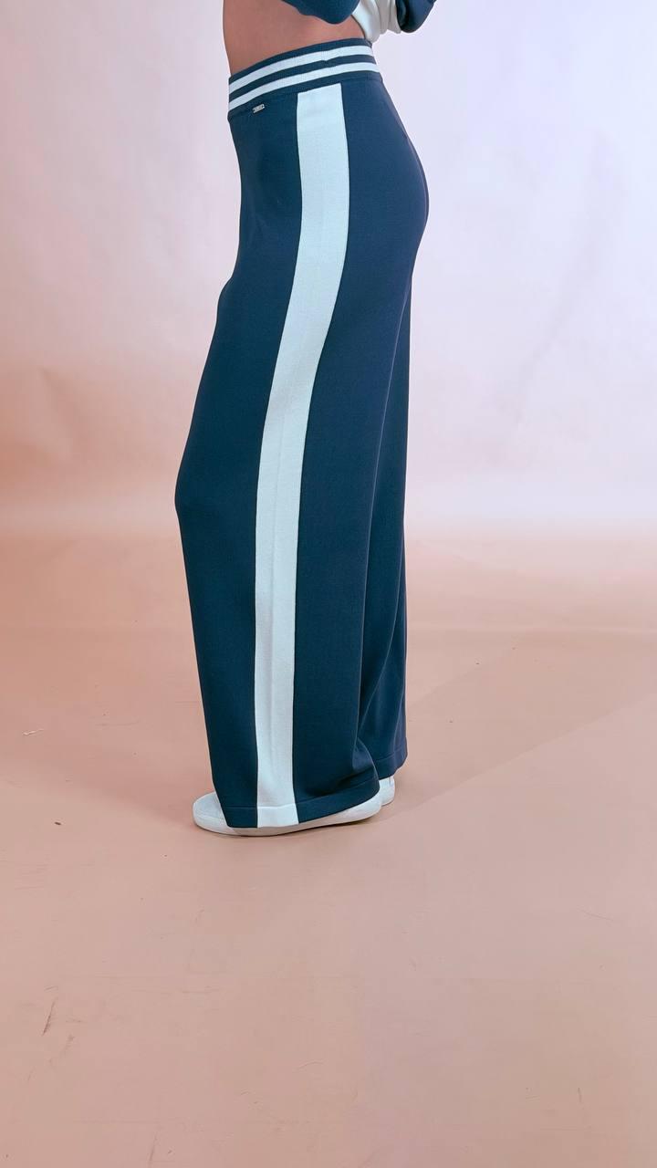 FRACOMINA Panta in maglia FJ26SV3007K41801 BLU 