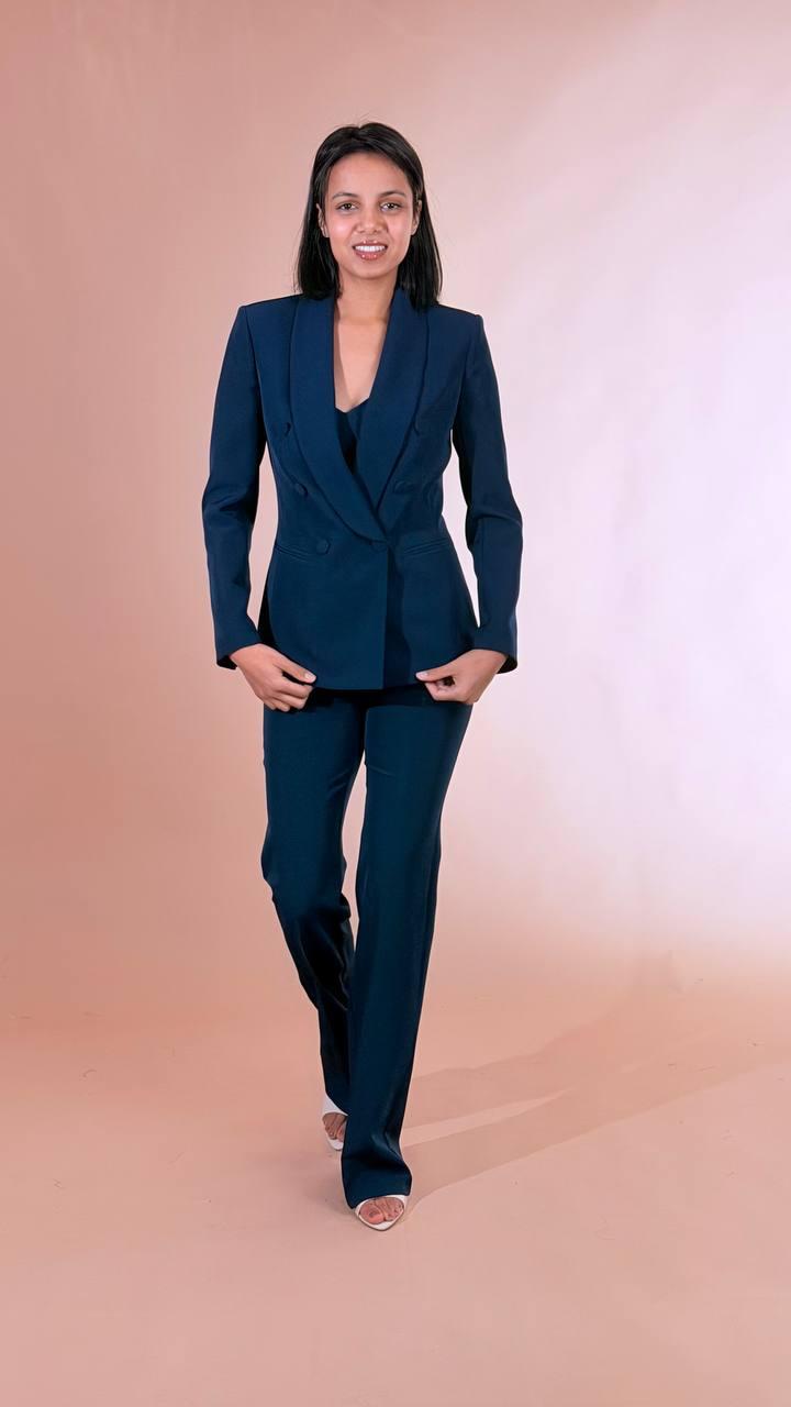 SILENCE Blazer doppio petto NP5059KEY NAVY 