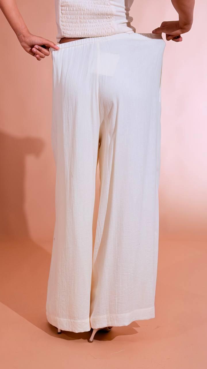 ELLEH Pantalone ampio SS260043 PANNA 