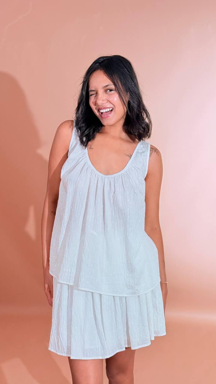 ELLEH Top canotta SS260113 BIANCO 
