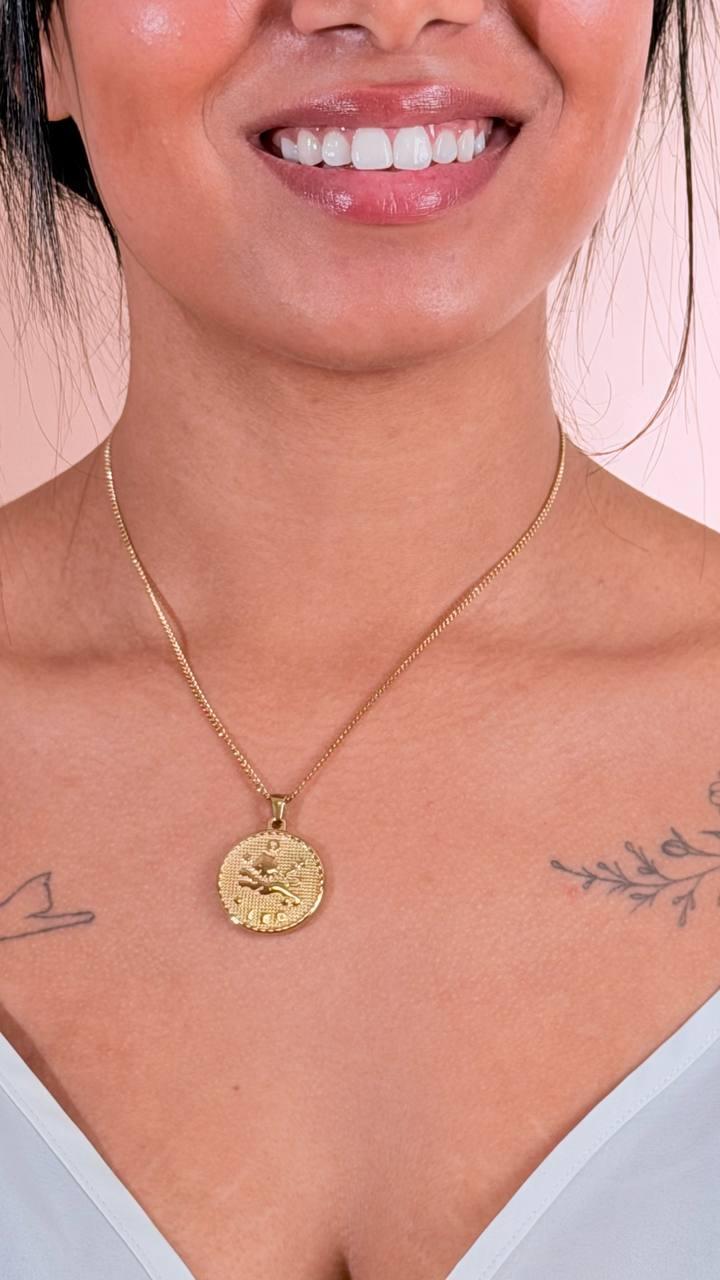 CLUB MANHATTAN Collana segno zodiale leone CLBMLEONE ORO 