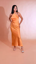SILENCE Querida dress SLAB018 APRICOT 