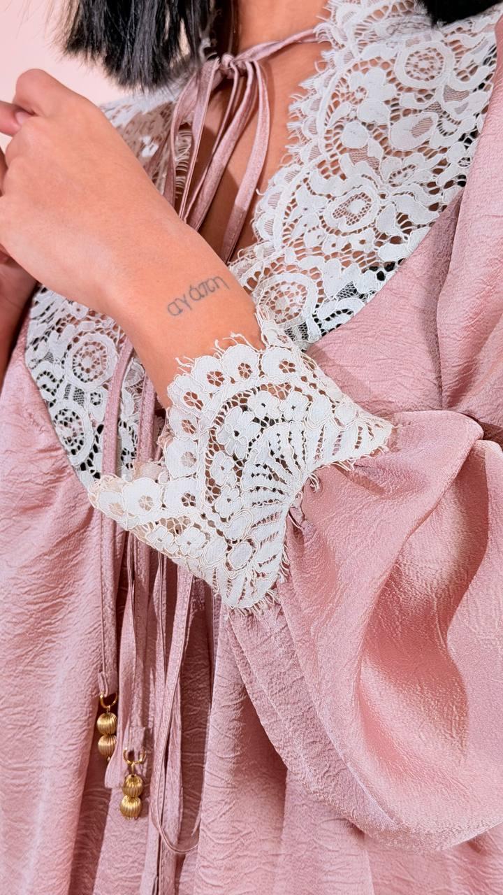SOUVENIR Blusa pizzo 100pl S39M1219 ROSA 