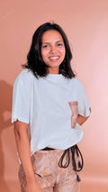 H2O T-shirt taschino ROFA BIANCO 