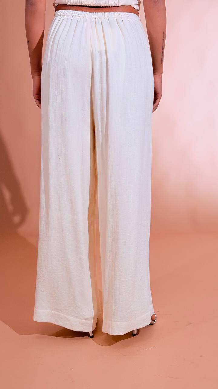 ELLEH Pantalone ampio SS260043 PANNA 