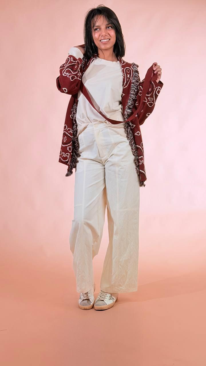 KONTATTO Cardigan bandana 3M1589C SANGRIA 