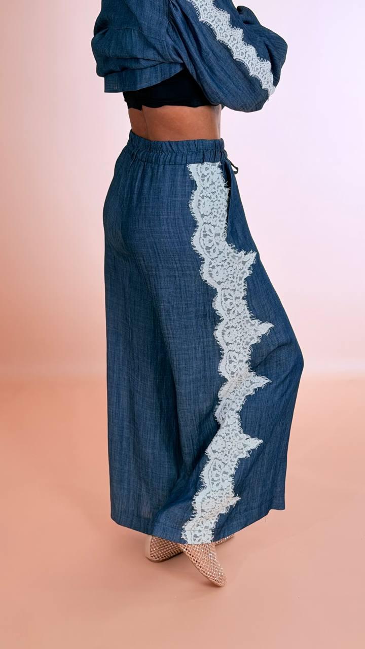MOTEL Pantalone chambery S26PA62 DENIM 
