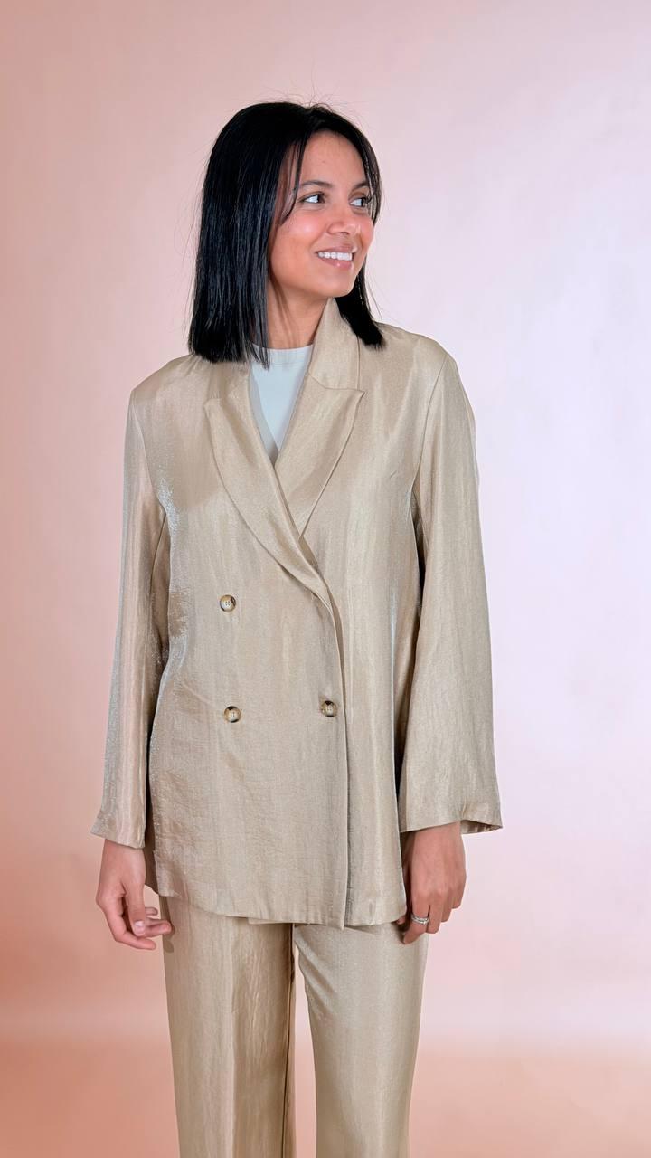 PHILIA LOFT Blazer doppio petto R02Y0147 ORO 