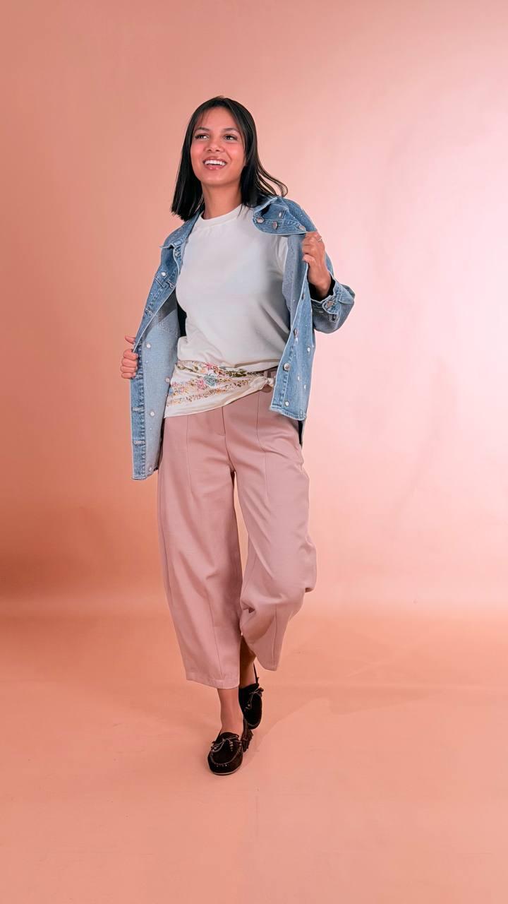 LEVA Camicia denim rose R2545 DENIM 