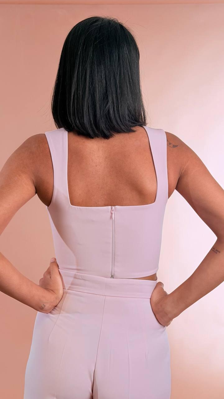 SILENCE Top spallino NP1001KEY PINK 