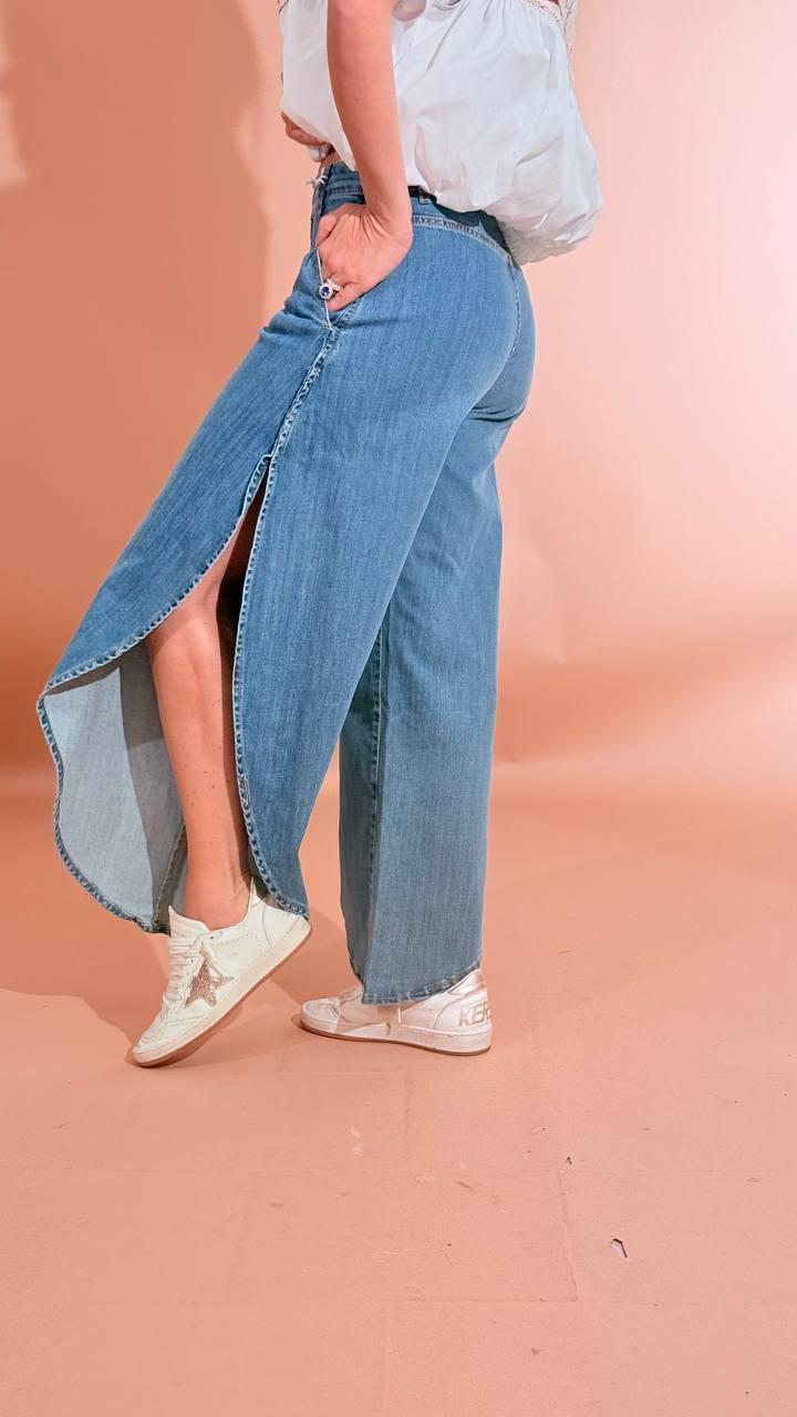 GODSAVEDENIM Jeans farfalla 98%co 2%ea NAUSICA DENIM 