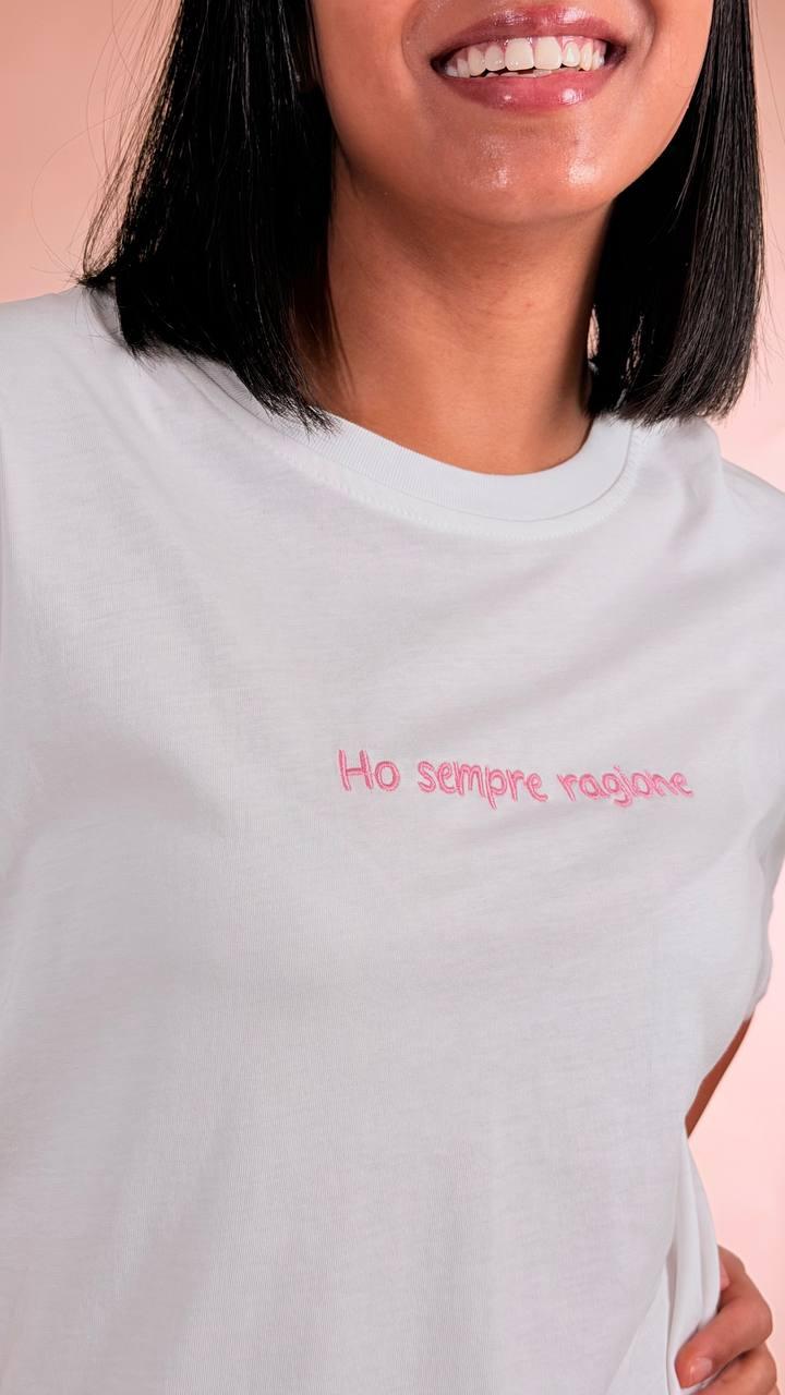 LEVA T-shirt ho sembre ragione 24556 AVORIO 