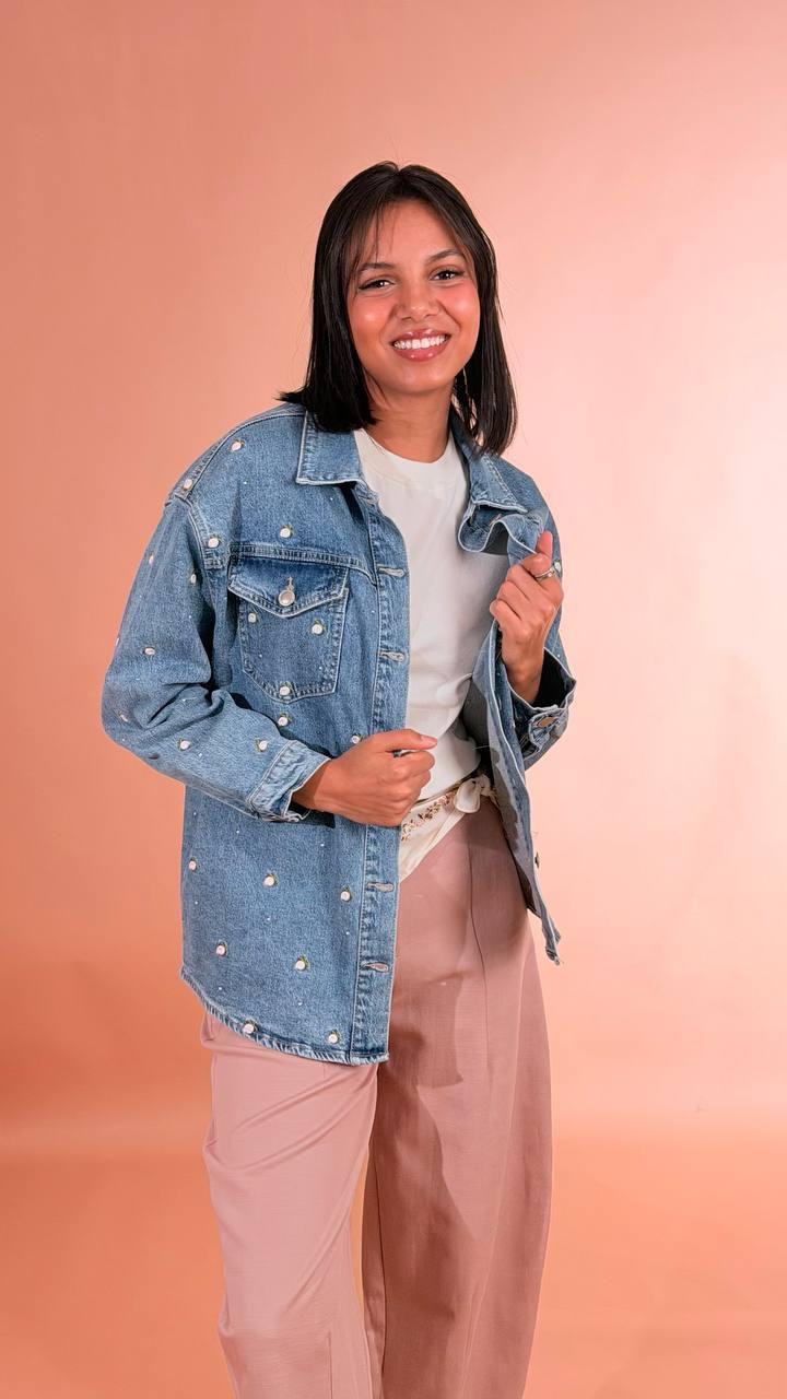 LEVA Camicia denim rose R2545 DENIM 
