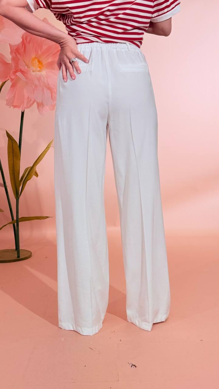 MOTEL Pantalone palazzo 26P4817 PANNA 
