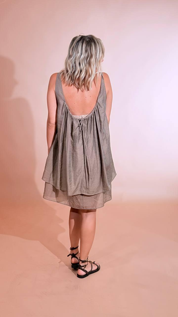 ELLEH Abito canotta SS260007 MARRONE 