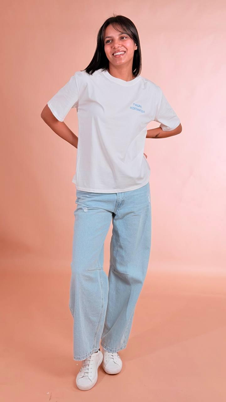 LEVA T-shirt magra asintomatica 54445 AVORIO 
