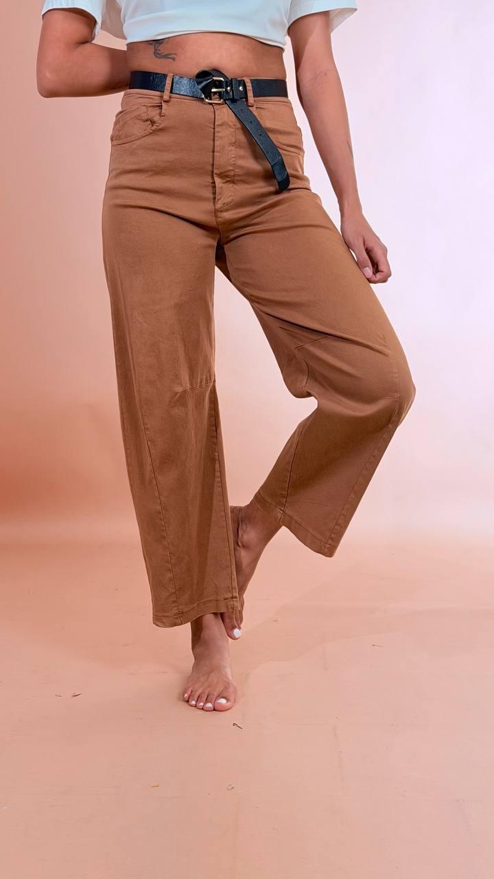 HAVE ONE Pantalone tabacco PMA-Q216 TABACCO 