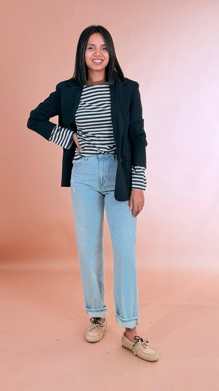 HAVE ONE Jeans mandy PLS-Q035 DENIM CHIARO 