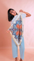 LEVA Foulard fantasia SC004 OLIVA 