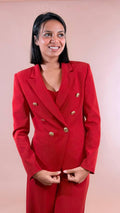 SILENCE Blazer bottone NPR235HONEY FRAGOLA 