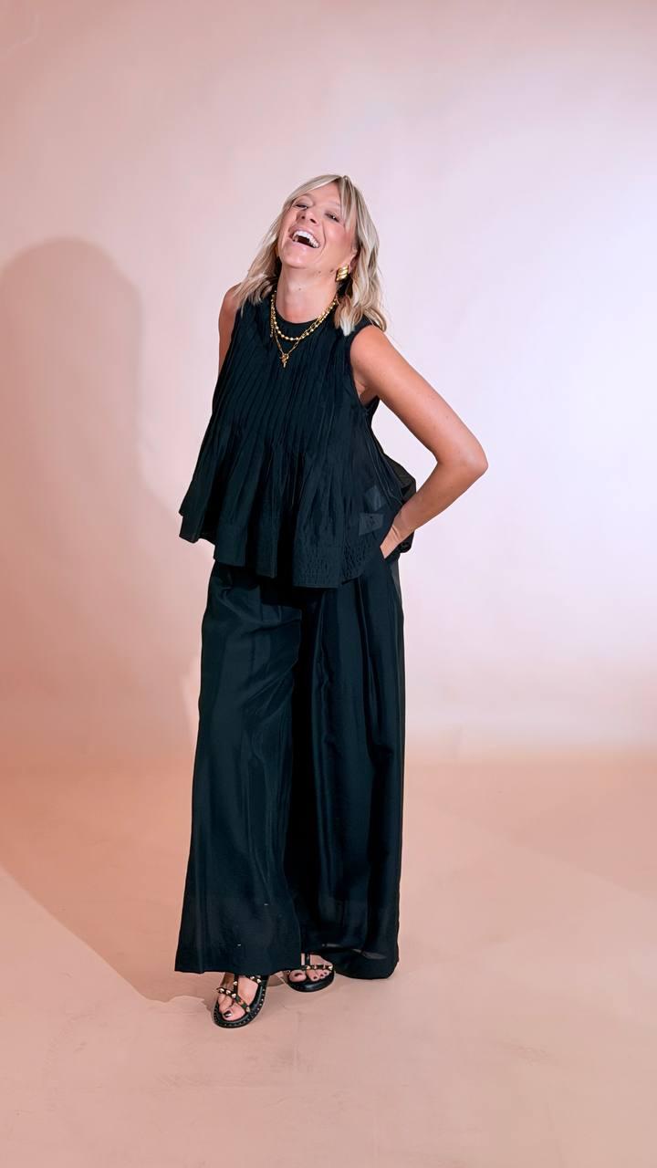 ELLEH Pantalone pinces SS260269 NERO 