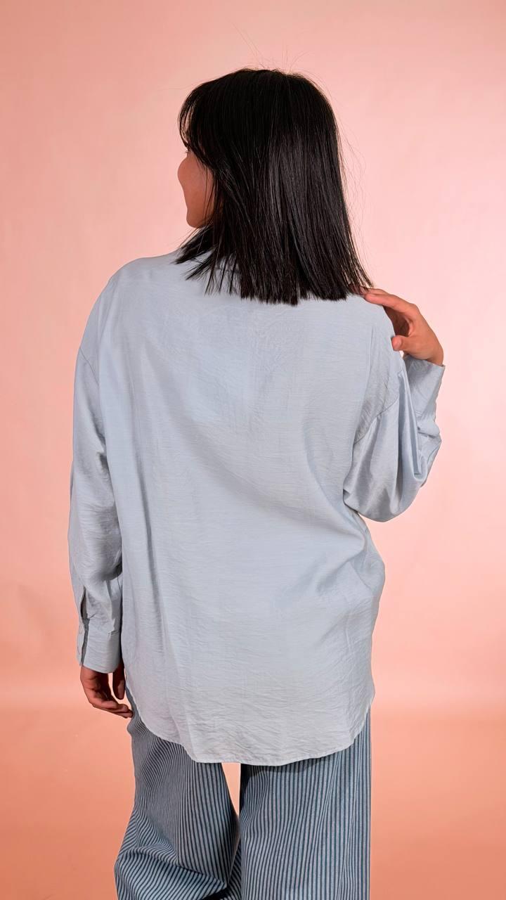 ELLEH Camicia nodo SS260055 CELESTE 