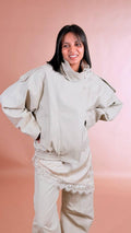LEVA Bomber eco pelle M9WY1003 SABBIA 
