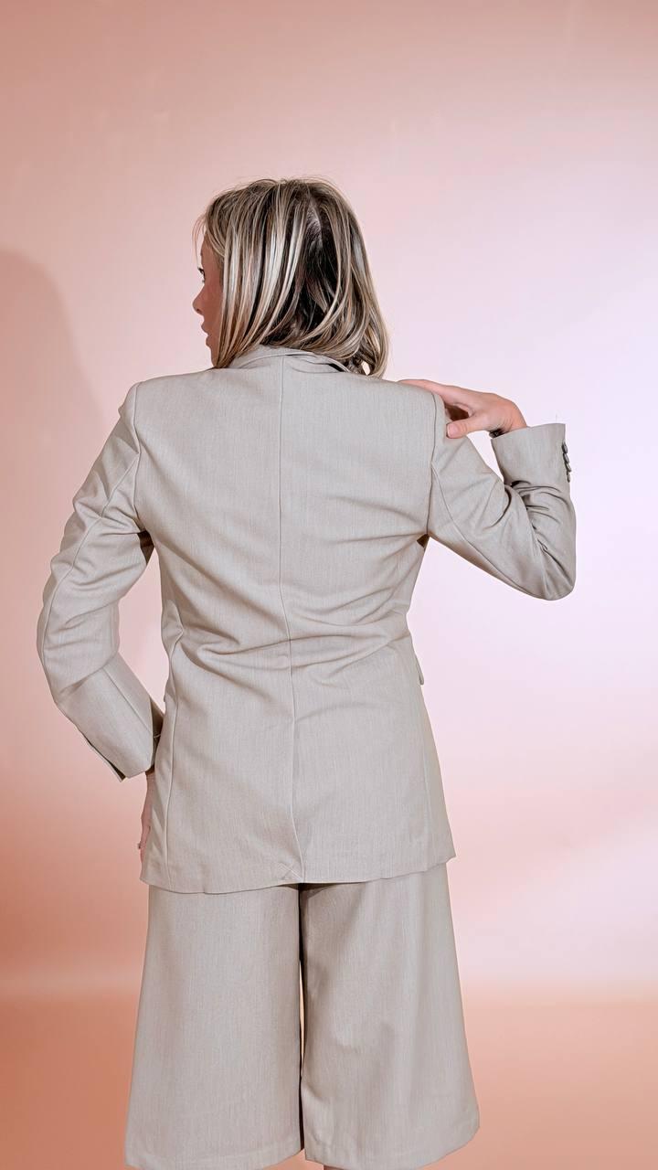 GLAMOROUS Blazer doppio petto AN5292A SABBIA 