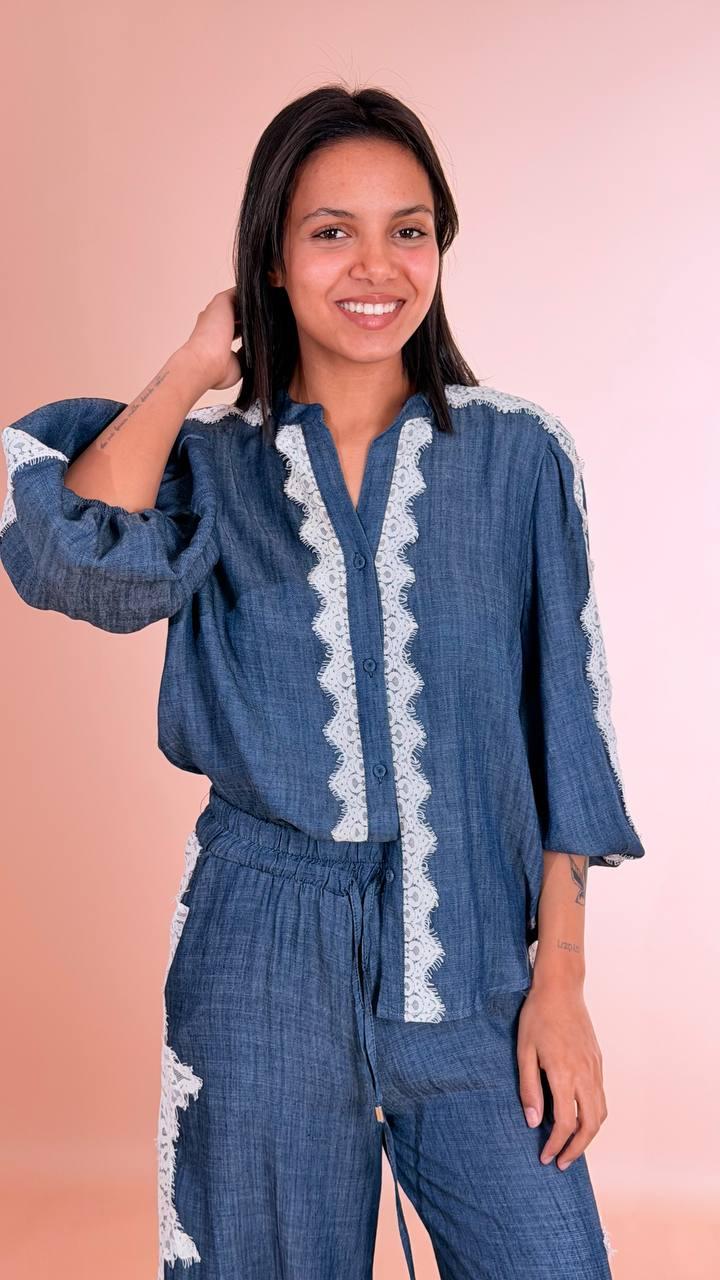 MOTEL Camicia chambery S26CA65 DENIM 