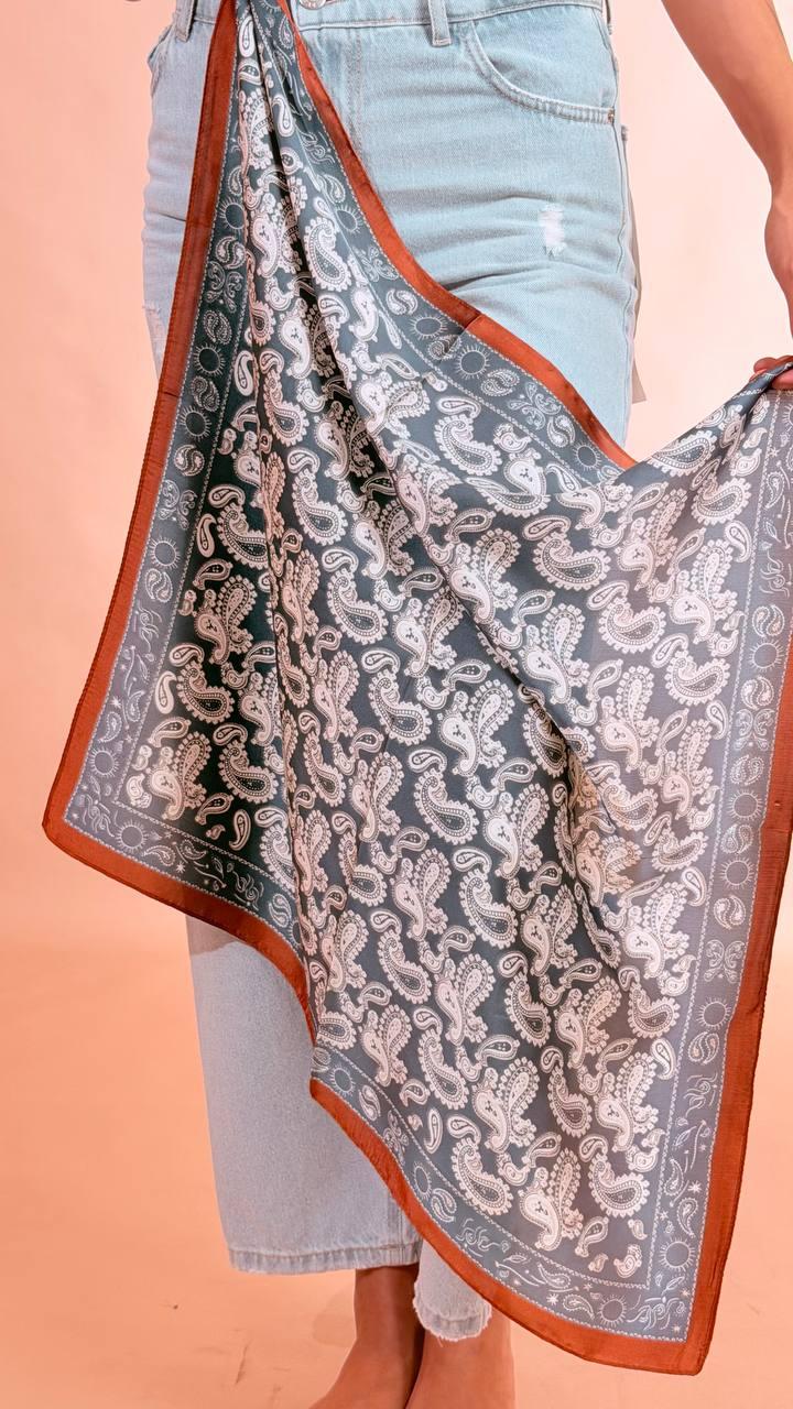 LEVA Foulard fantasia denim SC004 DENIM 