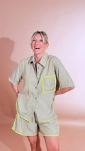 TENSIONE IN Camicia rigata PE260311 LIME 