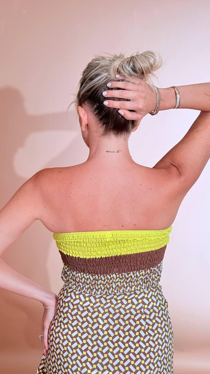 TENSIONE IN Top foulard PE260315 LIME 
