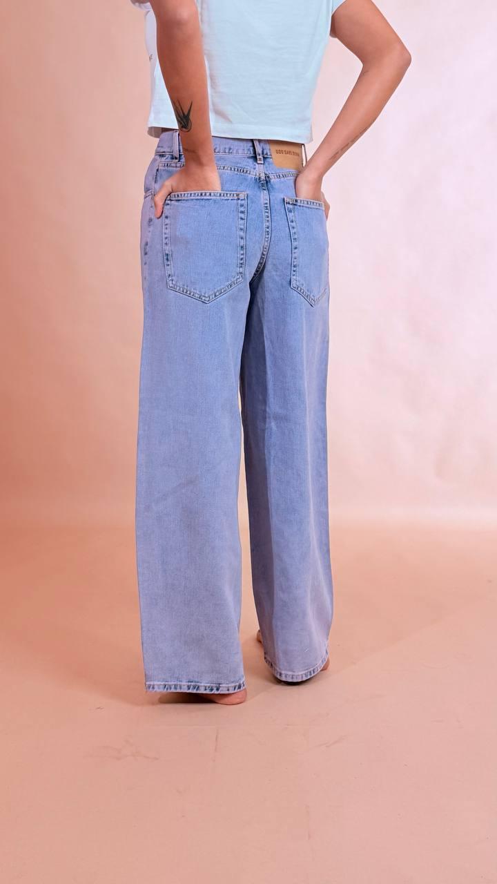 GODSAVEDENIM Jeans slavata rosa 100%co ZEFIRO DENIM 