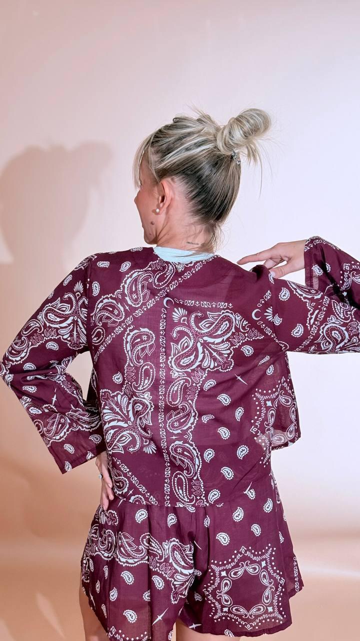 HAVE ONE Camicia bandana D02N1100 INDIA 